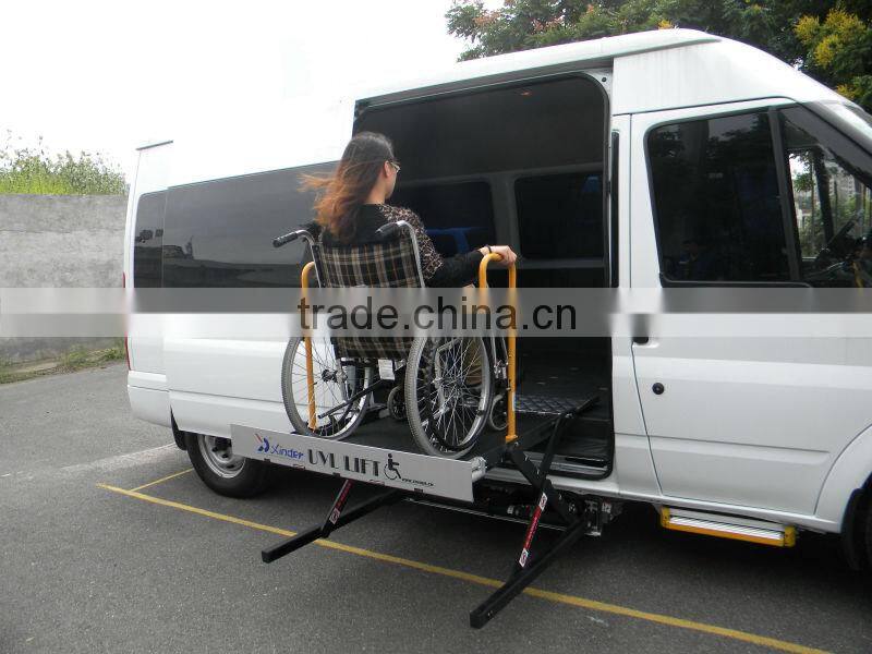 bus Wheelchair Lifts UVL series hydraulic and electric wheelchair lift with CE certificate