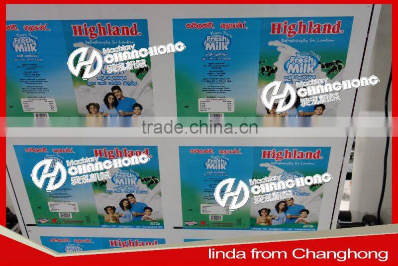 6 Color plastic bag roll Flexographic Printing Machine