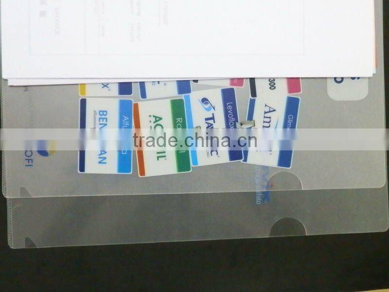 Office Stationery Printed Plastic PP File Folder