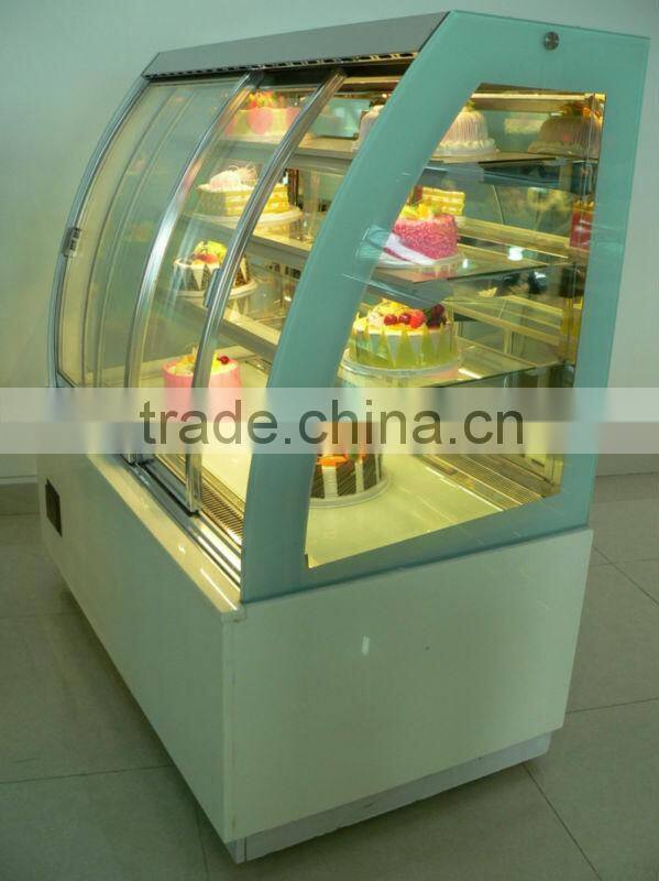 Cake display chiller frost free with temp.+3~+10degree C