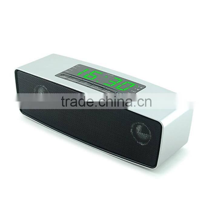 NFC Bluetooth Speaker with time clock FM radio Wireless mini Speaker bluetooth