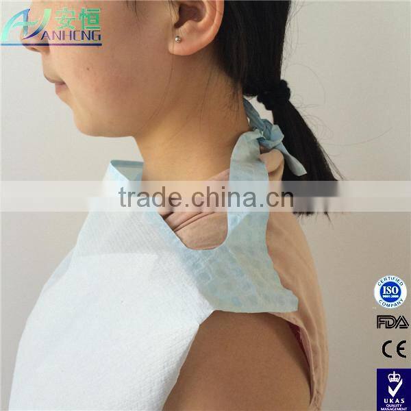 Dental patient need disposable paper bibs