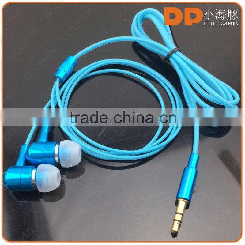 alibaba 3.5mm plug metal sport earbuds glow in dark fluorescence earphone