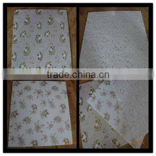 flower design pvc ceiling board