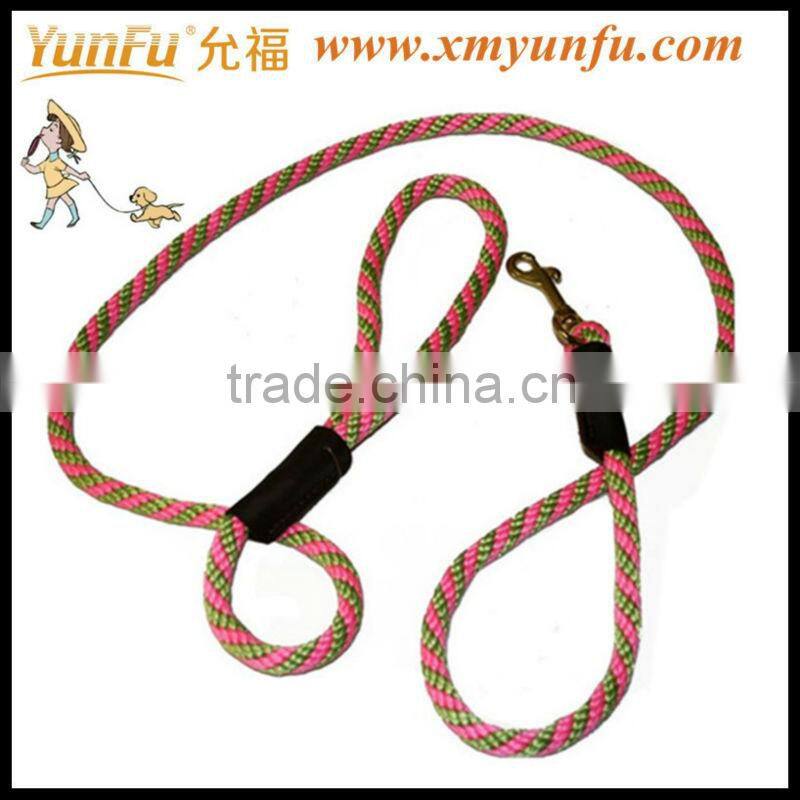 Wholesale Nylon Metal Buckle Pink Heavy duty retractable dog leash