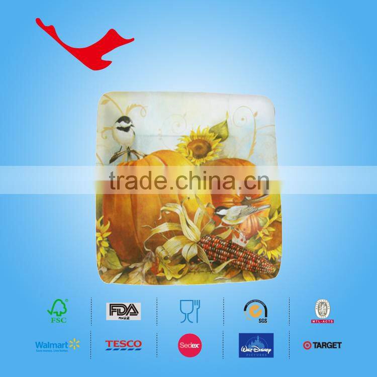 customised paper plate hallowen plate