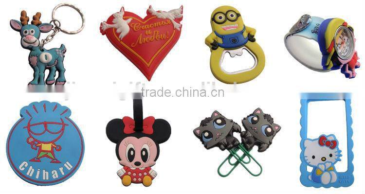 fastion Pendant Keychains, 2015 newest!!! Soft Keyring