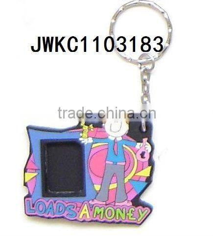 2016 BEST SELLING various mini 3D digital photo frame keychain with pictures