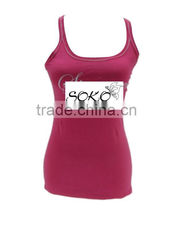 High Quality Women's Gyme Singlet for Sale