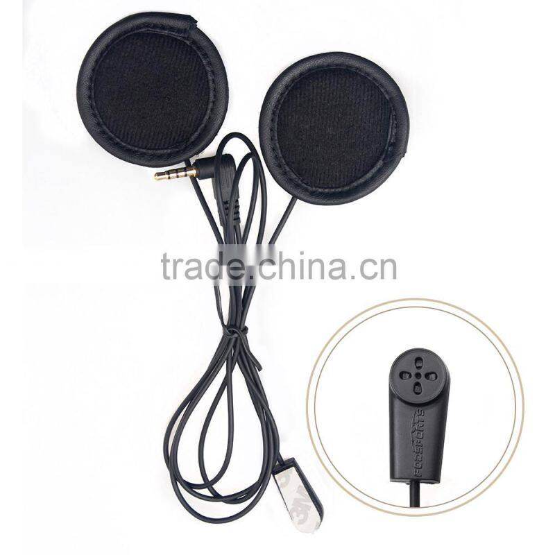 2016 updated soft Earphone! 2 pcs V4 Motorcycle Helmet Bluetooth Intercom Headset with FM for 4 Riders 1200m Wireless Interphone