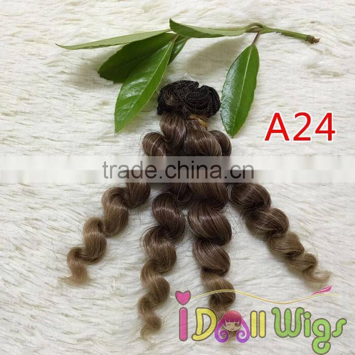 Brand New 15*100cm Body Wave Hair Extension HT Resistant Wig for SD BJD Baby Dolls