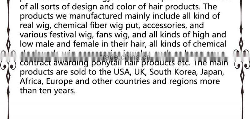 Simple impressive natural brown and blonde flicker wigs