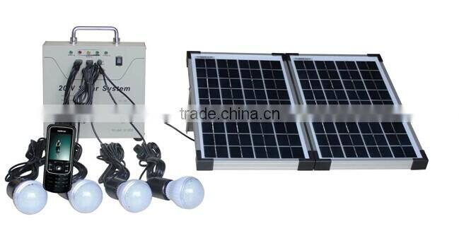 ES0107 Hot Led Mini 10W Portable DC solar Lighting kit for wholesale