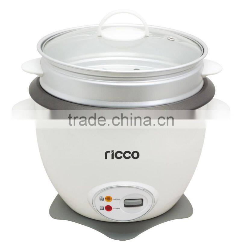 OEM Small kitchen appliance electric drum rice cooker in white