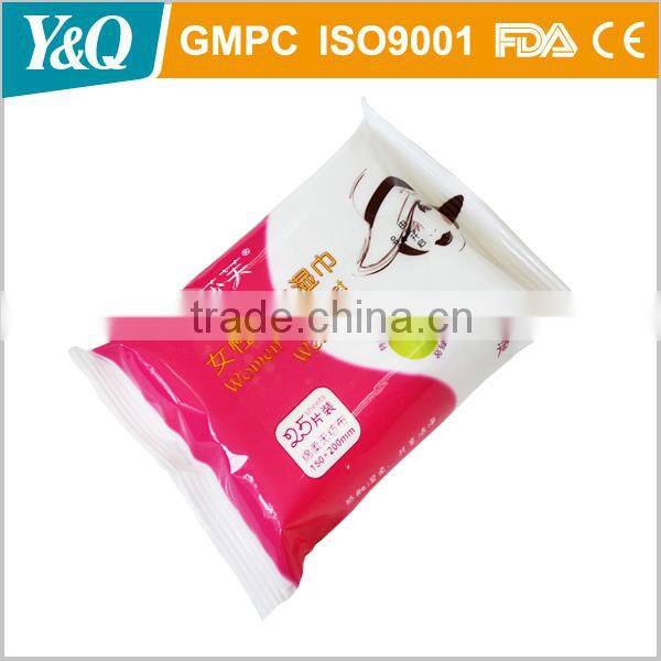 Non-woven Spunlace Wet Lady Cleaning Wipes