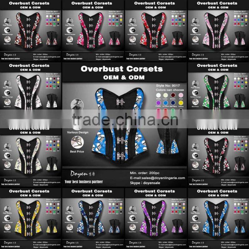 Hot style elastic girdle classical sexy strapless slimming corset