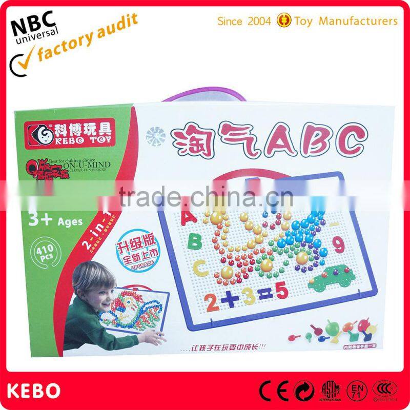 mushroom nail puzzle toy for games