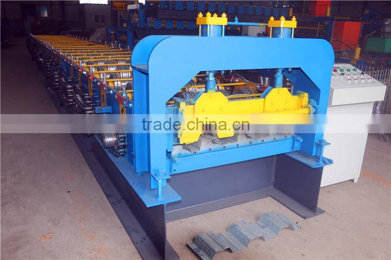 Dixin Decking floor production roll forming line /high quality deck floor machine