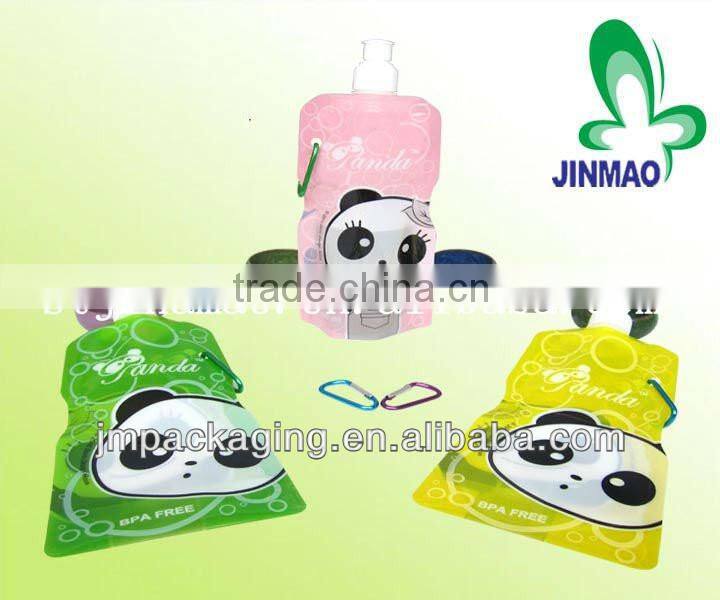 Resealable canton bag with spout