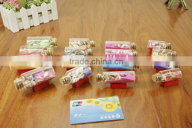2015 hotting sale ! Drift glass bottle , penicillin wishing bottle, customized design floating bottle wholesale