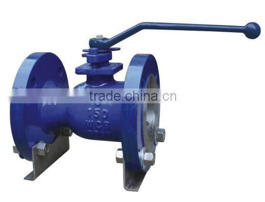high pressure carbon steel flange type integrated floating ball valve