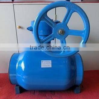 high quality manual full welded floating ball valve