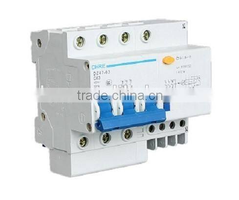 RCCB, ELCB,RCBO 3P+N RESIDUAL-CURRENT CIRCUIT BREAKER DZ47LE-63 230/400V 3P+N