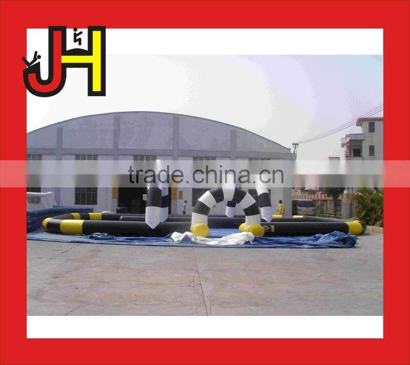 High Quality Inflatable Sport Air Race Track for Race Game, Go Kart Track