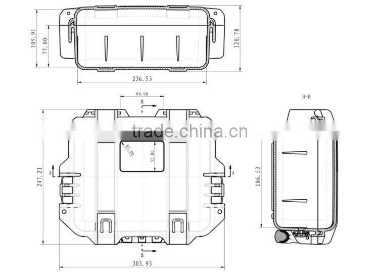 Factory Supplier plastic waterproof tool case with wheels With Good Service