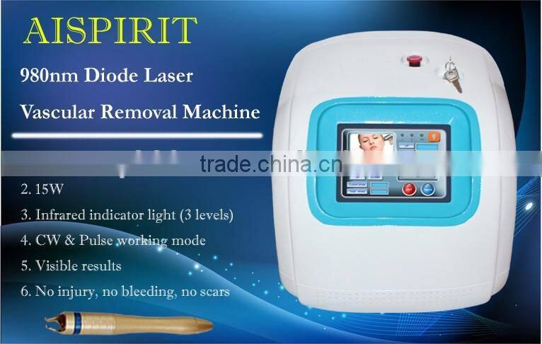 Spiritlaser fda approved diode laser equipment 980nm diode laser Vascular Removal Laser Treatment