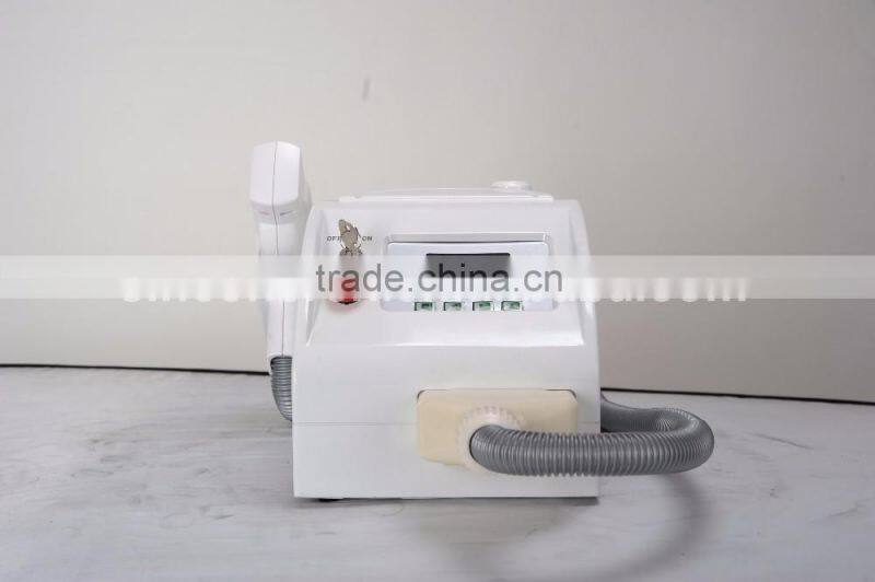 3 different treatment heads ND YAG Laser Different colors tattoo removal
