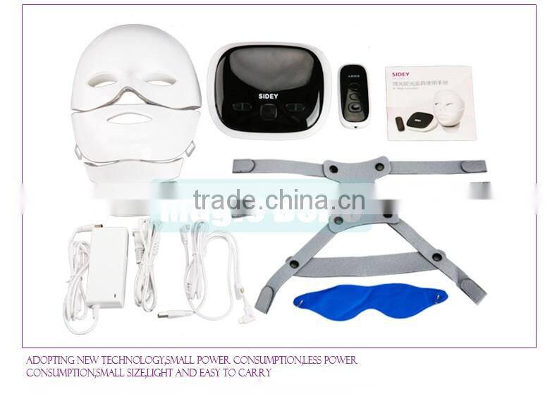 Strong performance PDT LED facial equipment pig collagen pack led mask for clinic use