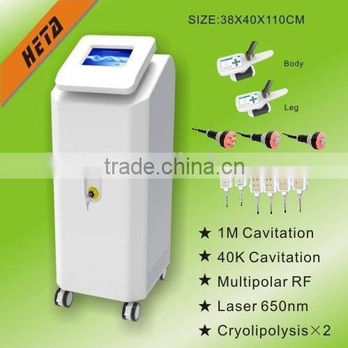 Heta H-3009C Multipolar rf machine cavitation criolipolisis weight loss cryo lipolysis