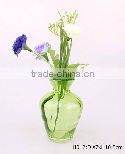 new mini glass vase with sprayed color