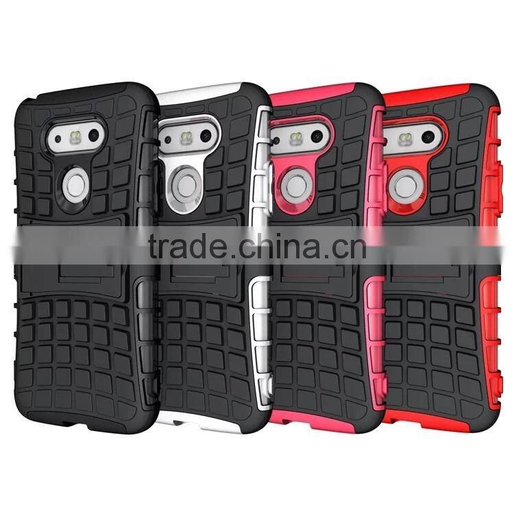 For LG G5 Armor CASE Heavy Duty Hybrid Rugged TPU Impact Kickstand ShockProof H830 Tyre CASE