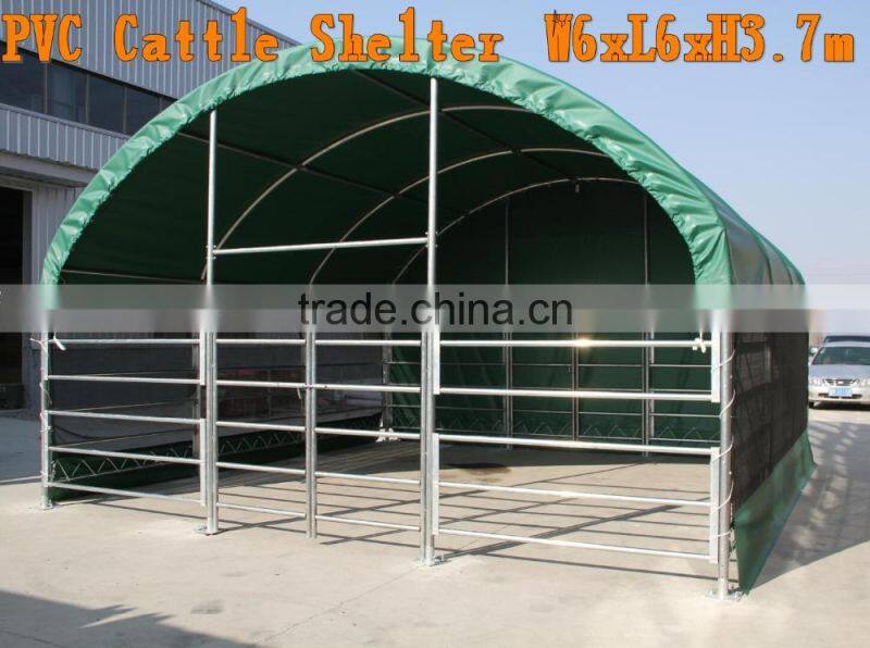 PVC 4m*4m Steel Fence Animal Shelter