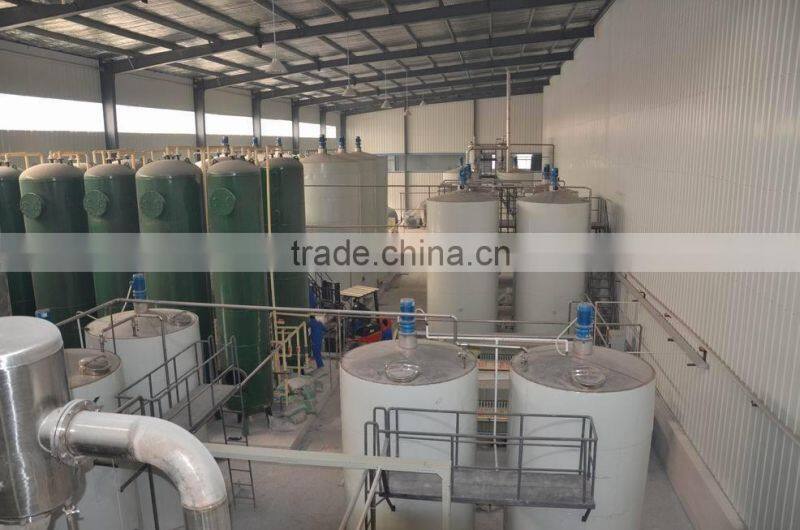 High fructose corn syrup manufacturing plant