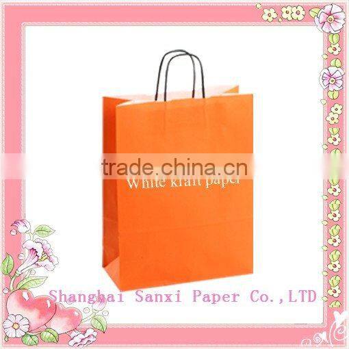 eco-friendly foldable brand paper shopping bag with customized size