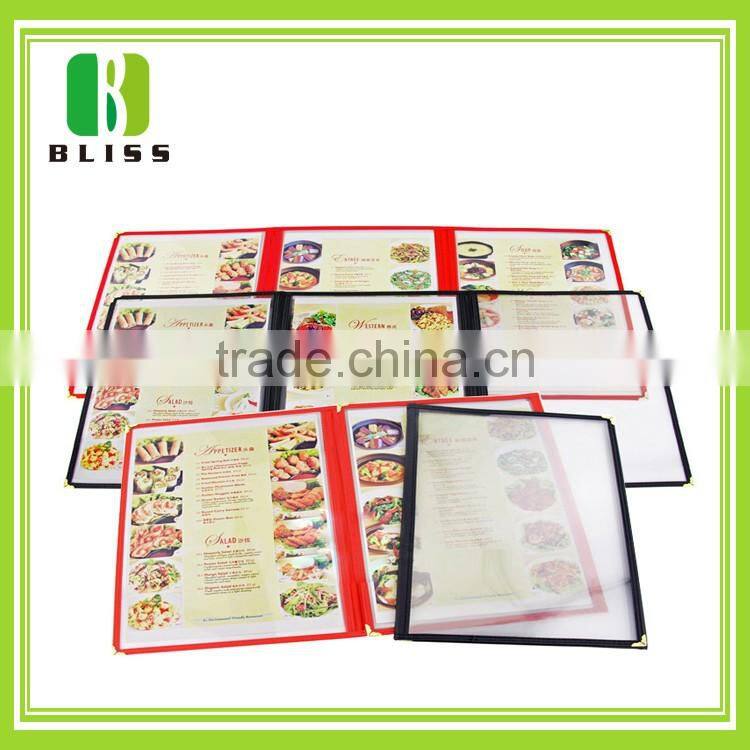 Customize Size High quality clear menu stand