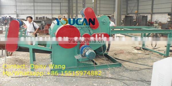 Youcan factory price pallet crusher/wood pallet crushing machine/wood board shredder