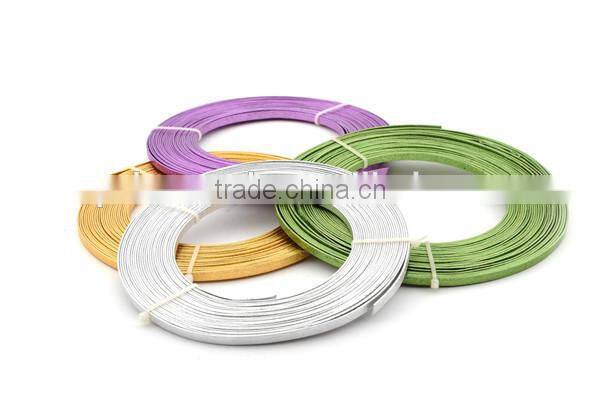 DIY aluminum flat embossing wire 1*5mm