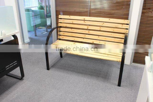 Hot Sale Wooden Bench Cast With Iron