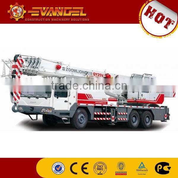 pickup truck hoist zoomlion truck crane QY25V small truck crane hoist