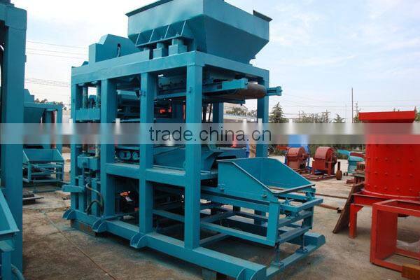 Concrete automatic brick making machine
