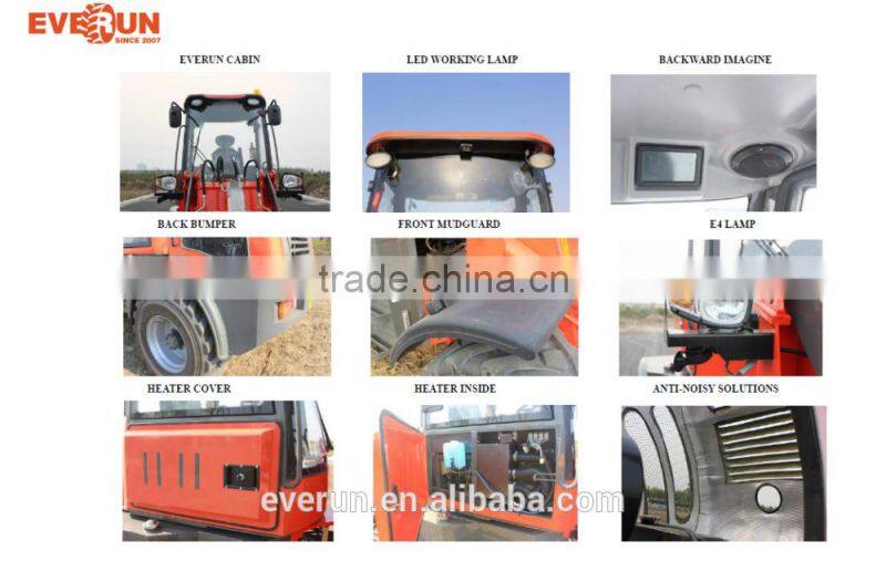 Qingdao Everun ER15 Small Front End Loader With Multi-Function Accessories