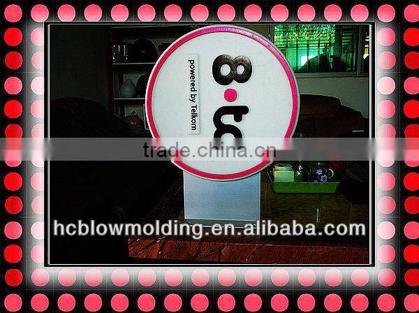 OEM Blow Molding plastic advertising lamp box advertising light boxes for sale