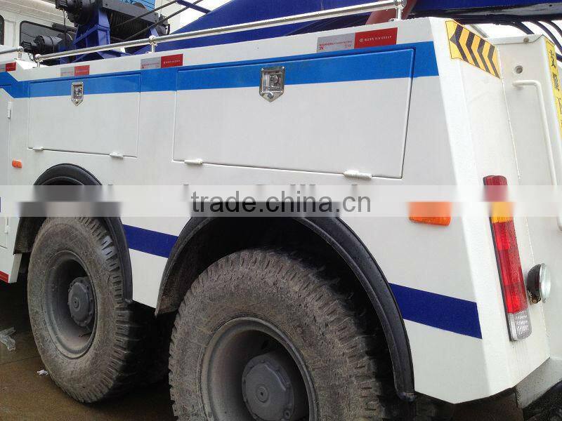 North Benz 6x4 large wrecker truck, heavy rescue trucks,heavy duty wrecker truck for sale
