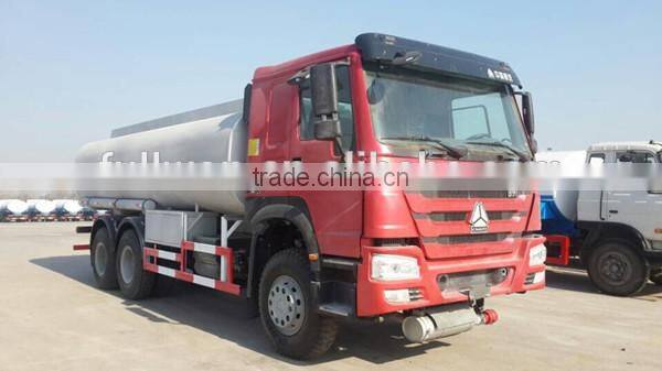 HOWO Oil Transportation Tanker Truck Dimension 20000 liters