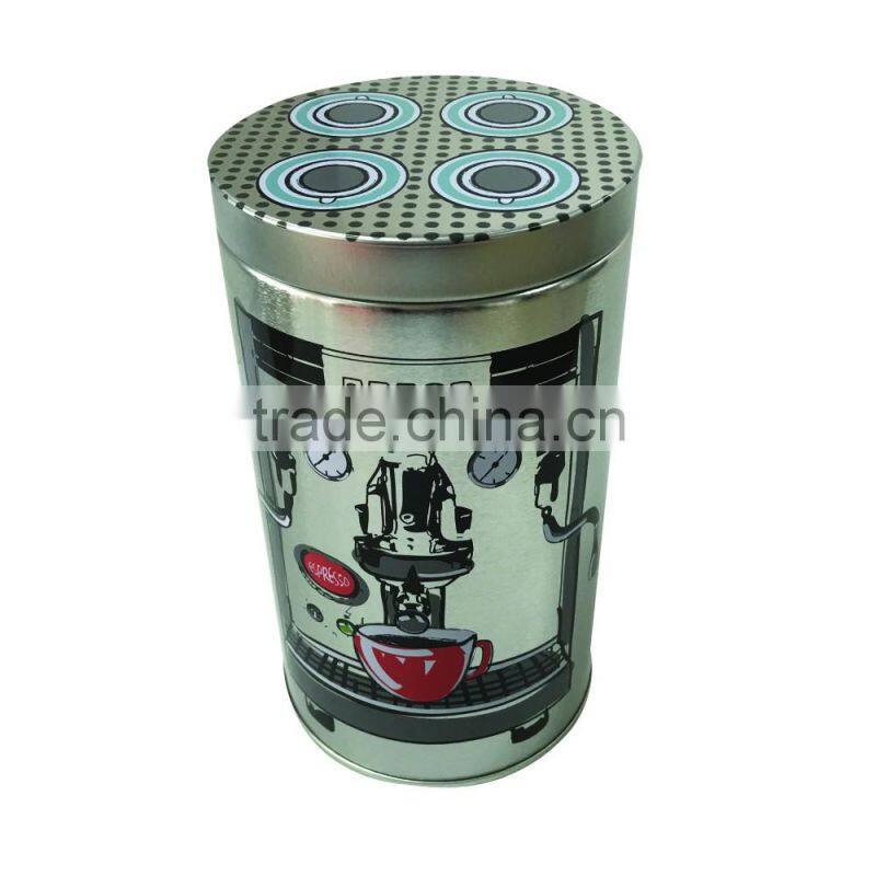 customization design cheap custom logo creative design round tin for round tube wine gift box