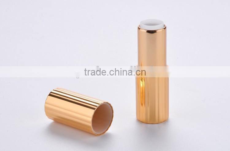 yuyao factory produce gold lipstick tube